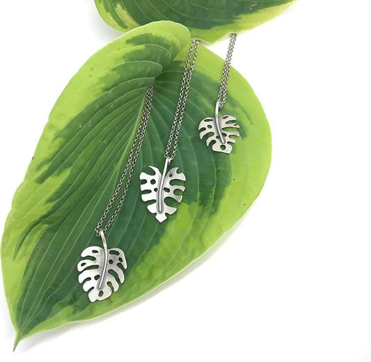Made-To-Order Monstera Necklace