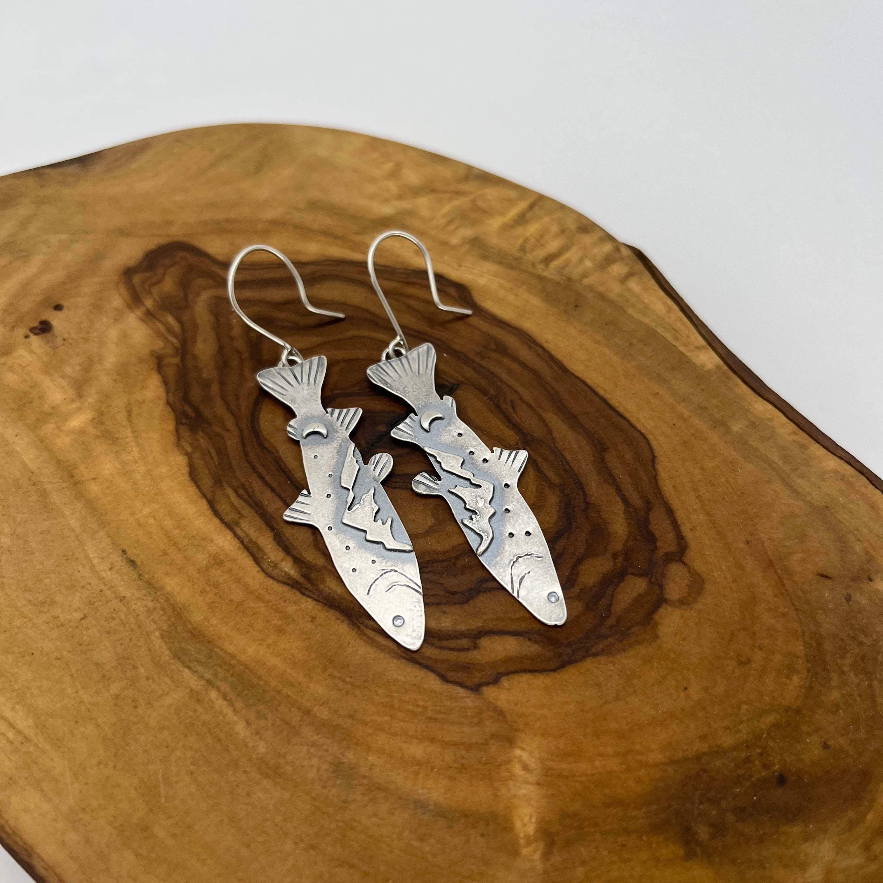 Trout earrings on sale